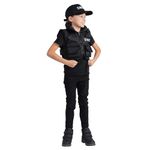 Dress Up America Swat Costume Kids - SWAT Vest and Cap Set - Role Play SWAT Vest And Cap For Kids