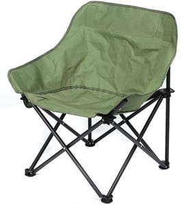 NIRVITTHAL Plastic Camping Chair, Perfect For Camping, Picnics, Beach Trips, Sporting Events, And Outdoor Gatherings With Compact 45 Cm Seat Height (Green)