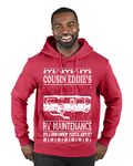 Wild Bobby Family Vacation Cousin Eddie's RV Maintenance Ugly Christmas Sweater Unisex Crewneck Graphic Sweatshirt, Hoodie Red, X-Large