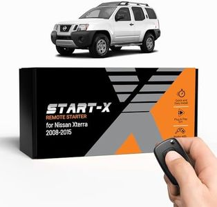 Start-X Remote Starter Kit for Nissan Xterra (2008, 2009, 2010, 2011, 2012, 2013, 2014, 2015) Vehicles | Key Ignition | Plug & Play Install | Lock 3X to Remote Start | Zero Wire Splicing