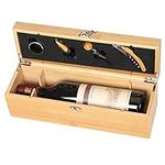 Wine Box with 4 Wine Accessories Se