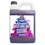 Chemical Guys CWS207 Extreme Bodywash & Wax Foaming Car Wash Soap, (Works with Foam Cannons, Foam Guns or Bucket Washes) For Cars, Trucks, Motorcycles, RVs & More, 128 fl oz (1 Gallon), Grape Scent