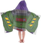 Disney Pixar Lightyear Buzz Hooded Soft & Cozy Kids Cotton Pool/Beach Towel