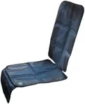 Toddleroo by North States On-The-Go Large Car Seat Protector for Child Car Seat, Protects Car Upholstery, Slip-Resistant Backing, 2 Mesh Storage Pockets, Navy