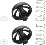 Coffee Machine Brewing Basket Bottom Spring Loaded Stopper Kits Replacement for Hamilton Beach Flexbrew 2-Way Coffee Maker Brew Basket Parts 990117900 990237500 (2)