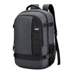 Safari Gravite 45L Large size Travel Laptop Backpack Bag for Man and Women with suitcase compartment, Ideal for Office Use/Work Trips, Large School/College Bags for boys & girls, Color-Black