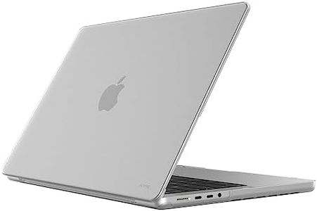 JCPAL MacGuard Premium Hardshell Ultra-Thin Protective Case with Scratch Resistant Matte Finish for MacBook Pro 16-inch M1/M2/M3 Models with Touch ID Matte Clear