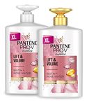 Pantene Shampoo And Conditioner Set, Hair Thickening Products For Women - Volume Shampoo And Hair Conditioner VALUE PACK 2 x 1000ml Pump Bottles