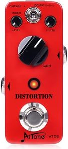 AITONE Distortion Pedal Mini Electric Guitar Effect Pedals with 2 Modes True-Bypass (AT-05）