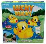 Pressman Lucky Ducks - The Memory and Matching Game That Moves - Includes A Fun Pop The Pig Make-A-Match Card Game