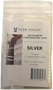 HERR Violin, Instrument Fingerboard Tape for Violin and Viola, String Instrument fingerboard Tapes, Note Positioning tape, Sliver