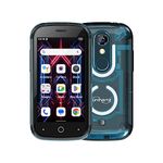 Unihertz Jelly Star, The World's Smallest Android 13 Smartphone Transparent Design LED Light NFC OTG (Blue)