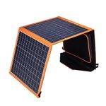 LAPOND 30W Portable Solar Panels,Foldable Solar Panel Charger with QC3.0 DC Port,Waterproof Solar Charging Panel for Camping,Backpacking,Compatible with iPhone, Galaxy, Tablets, Small Power Station