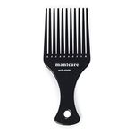 Manicare Afro Comb For Detangling And Styling, Professional Hairdressing Tool For Curly, Wavy, Frizzy And Afro Hair, Wide Tooth Anti-Static, Reduces Breakage, Pulling And Gentle On The Hair And Scalp