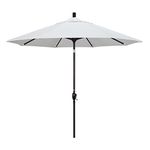 California Umbrella GSPT908117-5404 9' Round Market Umbrella, Crank Lift, Push Button Tilt, Sunbrella Natural