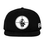 Public Enemy Baseball Cap Solid Target Official Black Unisex Snapback One Size