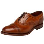 Allen Edmonds Men's Strand Suede Cap Toe Oxford, Walnut, 10.5 UK