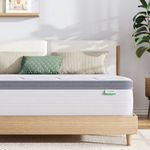 Novilla Mattresses King Size, 10.6 Inch Deep Pocket Sprung Mattress 5FT, 3-Zone Firm King Size Mattresses with Breathable CertiPUR-US Foam and Skin-friendly Oeko-tex Fabric 150x200x27cm