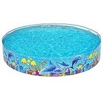 Bestway Sea Animals Theme Paddling Pool Kiddie Swimming Pool, Inflatable Above Ground Pool, Outdoor Garden Pool