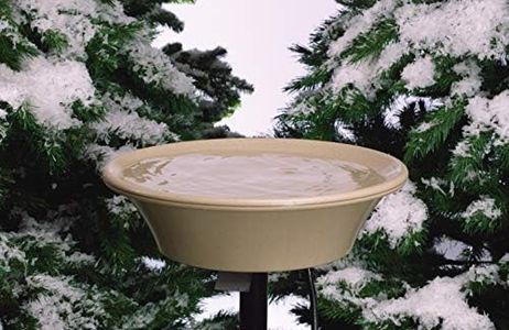 API® Four Seasons Heated Bird Bath with EZ Tilt Deck Mount and Pole Mount | Heated Outdoor Bird Bath | Deck Mounted Bird Bath |14"