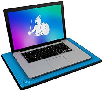 DefenderPad Laptop EMF Radiation Blocking & Heat Shield by DefenderShield - EMF Blocker Lap Pad Computer Lapdesk Compatible with up to 17" Laptop, Chromebook, MacBook (Blue)