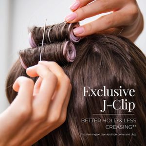 Remington Ceramic Compact Hair Rollers – Fast Heat, Travel Case