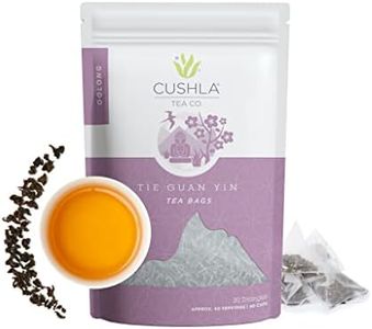 CUSHLA Tie Guan Yin Oolong Tea Bags - Ti Kuan Yin - Iron Goddess of Mercy Oolong Tea