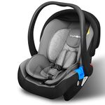 Trumom (USA) Infant Baby Car Seat, Carry Cot and Rocker with Canopy for Kids 0-15 Months Old (Upto 13 Kgs) Black