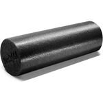 Yes4All USA Foam Roller/High Density Foam Roller – Best for Back, IT Bands and Hamstrings – Exercise Foam Roller 18 inch (Black) – Made in USA