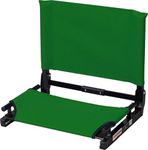 The Stadium Chair Company SC2-COMPLETE:FG Gamechanger Lightweight Folding Bleacher Seat, Forest Green