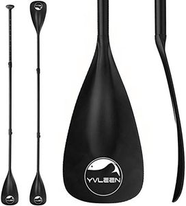 YVLEEN SUP Paddle Board Paddle，Stand up Paddleboard Paddles Adjustable Aluminum 4-Piece Floating Kayak Paddle，Convertible Paddle
