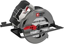 PORTER-CABLE 7-1/4-Inch Circular Saw, Heavy Duty Steel Shoe, 15-Amp (PCE300)