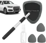 SENOY Hicaly Windshield Cleaner, 2025 New Hicaly Car Window Cleaner Tool, Microfiber Towel Pads, Windshield Cleaner Tool Car Window and Home WindowsCleaning Supplies with Extendable Handle