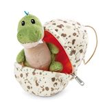 NICI 48804 Soft Toy Dino Baby boy in Egg 13cm Green, Beige, 13 cm