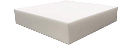 FoamRush 4" x 26" x 26" Upholstery Foam Cushion High Density (Chair Cushion Square Foam for Dinning Chairs, Wheelchair Seat Cushion Replacement)