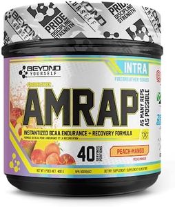 Beyond Yourself - AMRAP BCAA Endurance & Recovery Formula | 40 Servings | 7.2g BCAAs in Optimal 4:1:1 Ratio with added L-Carnitine and Magnesium | Supports Muscle Growth, Recovery, and Fat Metabolism | Vegan, Sugar-Free | Peach Mango
