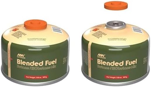 MK Isobutane Fuel Canister, 200g Butane Fuel Tank for Camping Stoves (2)