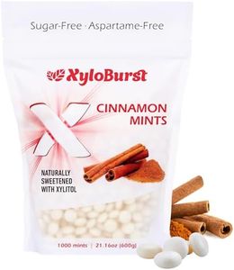 Xylitol Mints | Sugar Free Breath Mints for Oral Health | Gluten Free, Vegan, Keto Friendly | Aspartame Free | Cinnamon | 1000 Count Bag