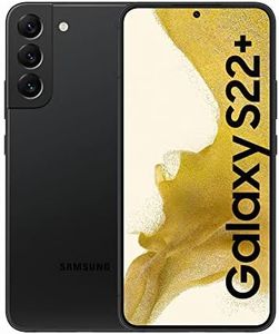 Samsung Galaxy S22+, Téléphone mobile 5G 128Go Noir, Carte SIM non incluse, smartphone Android, Version FR