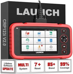 OBD2 Scanner Car Diagnostic Tool LAUNCH CRP123i V2.0, OBD Scanner with 4 System ENG/ABS/SRS/AT Diagnosis, 7 Reset Throttle/Oil/SAS/DPF/ABS/Brake/BMS Auto, Lifetime Software Update
