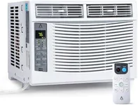 GarveeLife 8000 BTU Air Conditioner Window Uni with WiFi, 3-In-1 Window AC Unit Cooler, Dehumidifier & Fan with Timer, Remote Control & Installation Kit, Cooling Rooms Up to 450 Sq. Ft, 115V, White