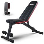 PASYOU Adjustable Weight Bench Full Body Workout Multi-Purpose Foldable Incline Decline Exercise Workout Bench for Home Gym