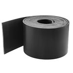 Neoprene Rubber Sheet Neoprene Rubber Strips 80mm(W) x3mm(T) x3m(L) Solid Rubber Rolls for DIY Gaskets, Crafts, Pads, Flooring Protection, Supports, Leveling, Anti-Vibration, Anti-Slip