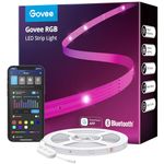 Govee LED Lights 30M, Bluetooth Rope Lights with App Control, 64 Scenes and Music Sync LED Strip Light for Bedroom, Christmas, DIY Home Decoration