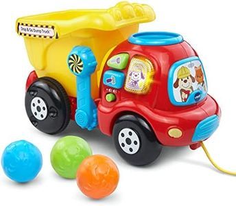 VTech Drop and Go Dump Truck, Yellow(English Version)