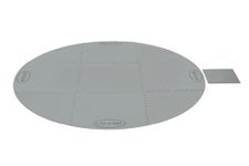 Lay-Z-Spa Round Floor Protector, 10 Piece Hot Tub Mat, Spa Accessory (Fits most models) Grey, 2.1m Diameter