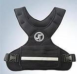 JT Adjustable Weighted Vest 4.5kg,9kg, Weighted Vests for Men Women for Running Training Workout Jogging Walking Gym Strength Training (BLACK up to 20lbs)