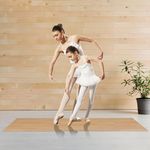 Matrix-Athletic Balance Dance Floor for Ballet, Tap, Jazz, and Pop, Heavy-Duty Exercise Flooring for Home, 5MM Thick PVC Practice Floor for Adults and Kids, 3' x 4'