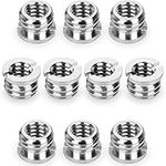 Anwenk Camera 1/4"-20 to 3/8"-16 Reducer Bushing Convert Screw Adapter for Tripod,Monopod, Ballhead, Stand and Video light DSLR SLR (10 Pack)