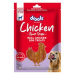 Drools Real Chicken Roast Strips, Dog Treats, 70gm | Rich in Protein, No Artificial Preservatives | Best for Training & Bonding | for Puppy & Adult | Formulated in USA | Premium Treats |